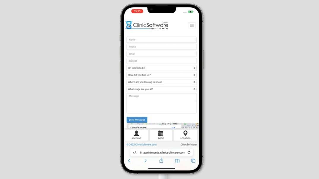 ⁣Contact Form Mobile